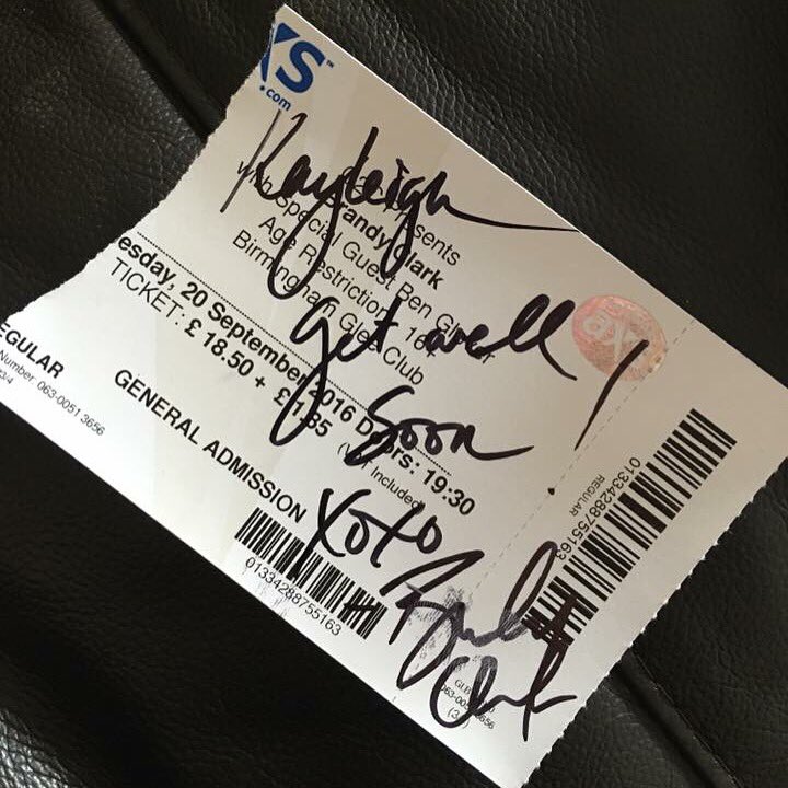 KayDCountry's tweet photo. Thank you @TheBrandyClark total softened blow at missing you. Please come back soon so I get another chance to see you endless talent live x https://t.co/lVsvvEfyYT