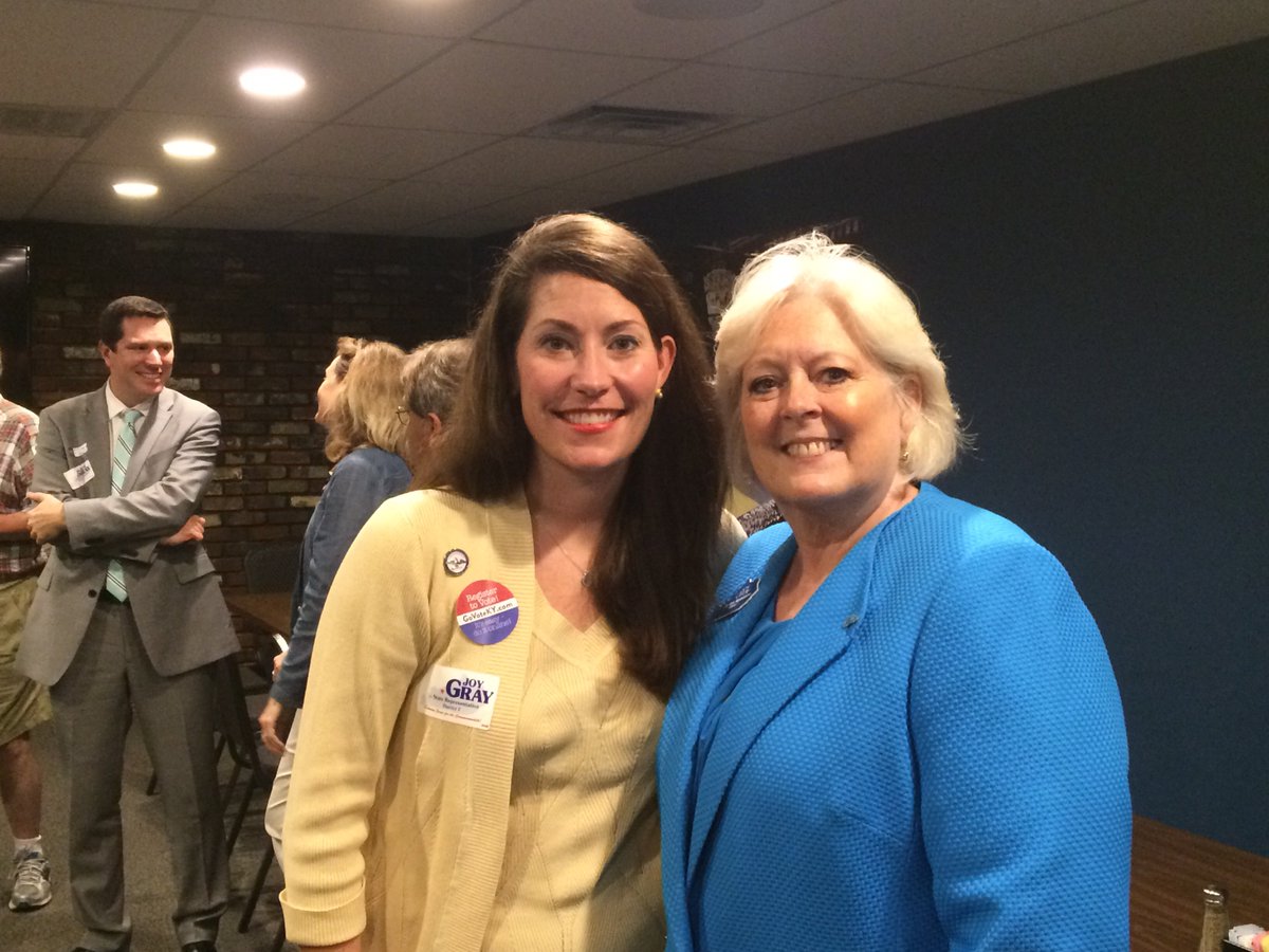JoyGrayForRep's tweet photo. We had a great reception in Henderson last week! Thank you Alison Grimes for your support. #ChooseJoy #JoinJoy https://t.co/EMTJwpvt61