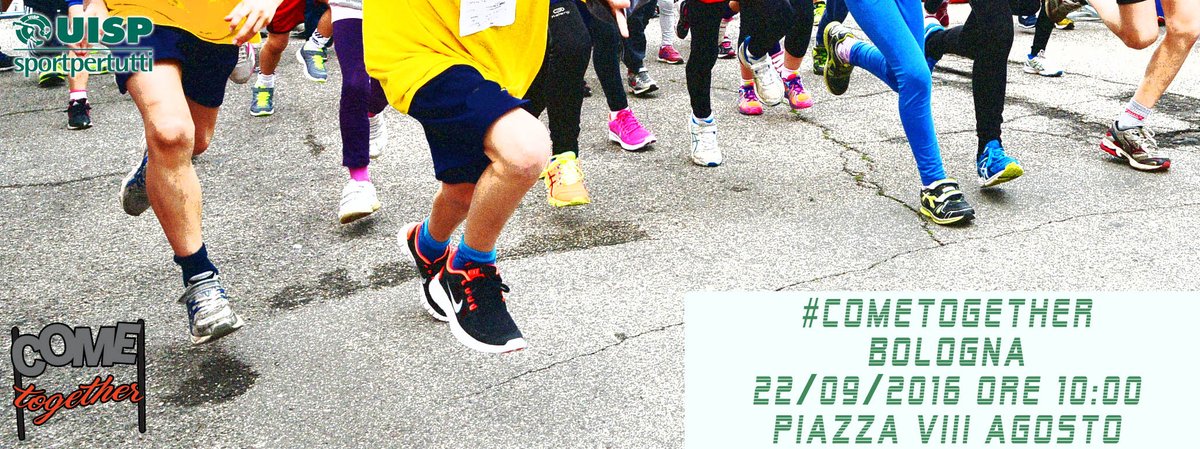 ProgettiUisp's tweet photo. #cometogether #comewos #ewos2016 domani a #Bologna per correre insieme. @UispNazionale @UispBologna https://t.co/chkX917q8k