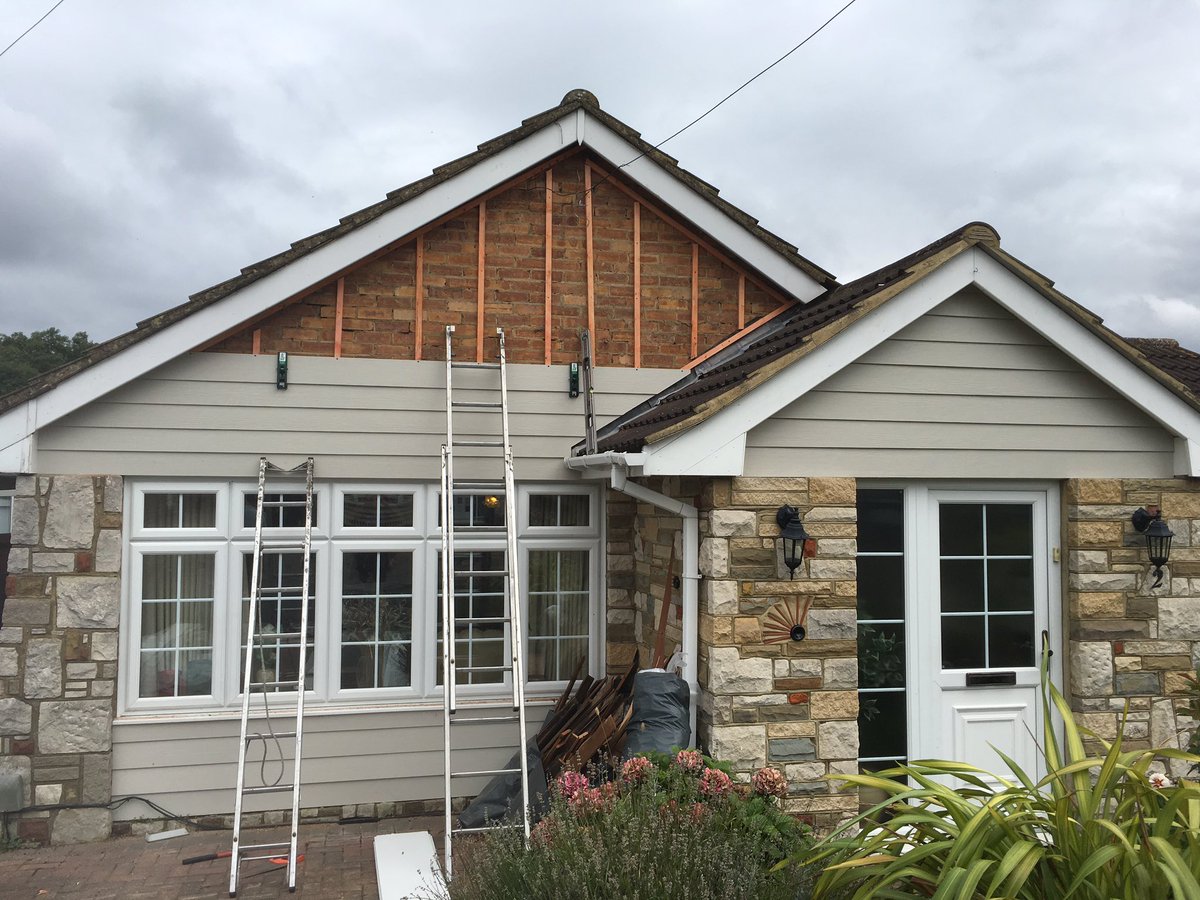 first4cladding's tweet image. James hardie cladding, another fantastic job from First 4 Cladding Ltd.