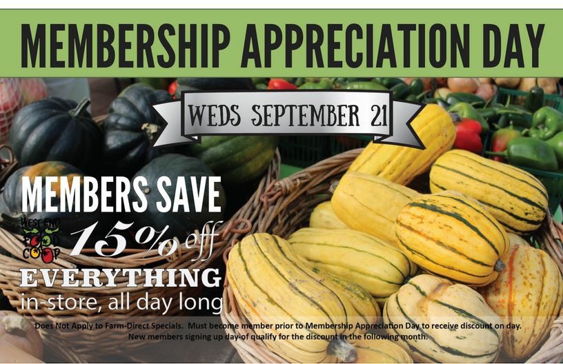 WestendFoodCoop's tweet photo. TODAY! Members save 15% when they shop at WEFC. Plus demos from #grassrootskitchen & @Kyopo_Kitchen. Don't miss their #hotlunch from 11-3! https://t.co/6OM2OQ3kog