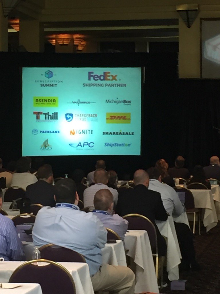 jmacdaddy11's tweet photo. This is amazing what an event #subscriptionsummit https://t.co/U9eKYkaEux