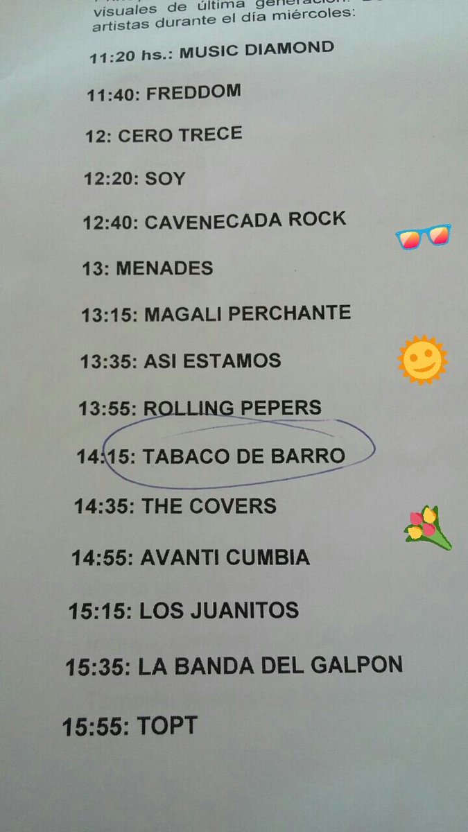 glacapde's tweet photo. #Primavera en Carlos Paz y programa completo de la fiesta #DiaDelEstudiante #Radiomanos @580universidad vìa @Vivi_Villalba https://t.co/PCgybvi7yK