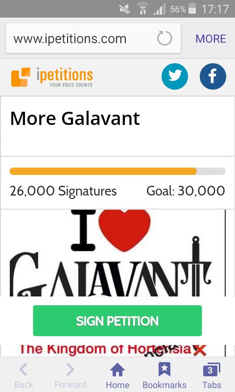 Loulouberry111's tweet photo. We'll be at 30K in no time! Keep signing &amp; sharing everyone! 😊 @KarenDavid @GenAllenbury #MoreGalavant https://t.co/WemNMlknPh https://t.co/XpM7JeR4vA