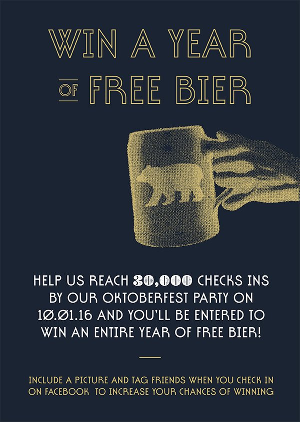 HolyCitySinner's tweet image. Free Beer for a Year? It rhymes, so you know it's good! facebook.com/BayStreetBierg… #chs