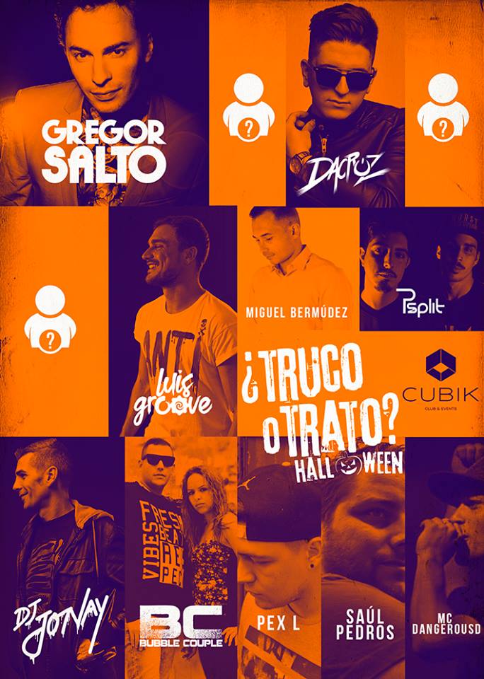 CubikClubEvents's tweet photo. 🎃 ¿TRUCO O TRATO? 🎃 

#Halloween

#RetroProducciones

Nos faltan 2 artistas por confirmar en EDM y el cabeza de cartel en Underground... https://t.co/ixIhcw0tY5