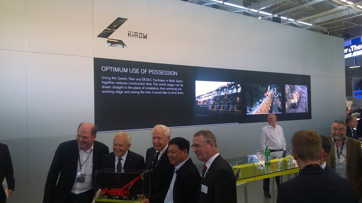 Proud to welcome Dr. Grube, CEO of #DeutscheBahn, at our stand at the #InnoTrans2016 <a href="/Innotrans/">InnoTrans</a> <a href="/railjournal/">IRJ</a> <a href="/railwaygazette/">Railway Gazette International</a> <a href="/RAILMag/">RAIL Magazine</a>