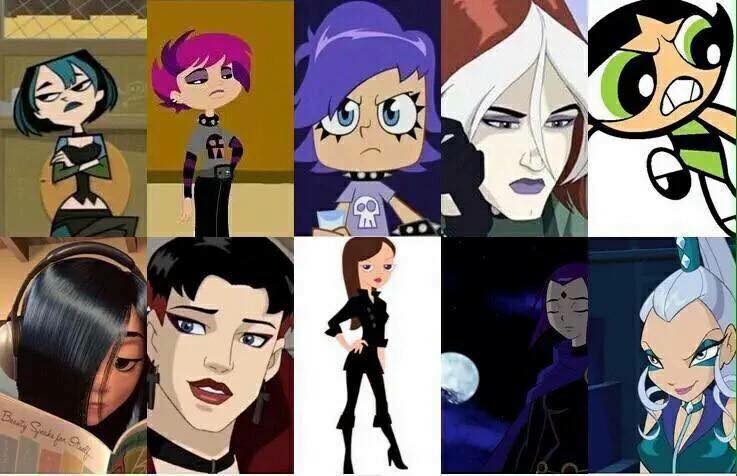 Desenh4ndo's tweet photo. O que seria da minha infância sem essas rainhas góticas? https://t.co/ow7yKVeq90