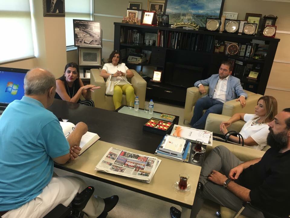 GEDorgtr's tweet photo. GED Yönetim Kurulu "Anne Patron Oldum" kitabı yazarı ve @Hurriyet gazetesi Bölge Temsilcisi Sinan Tanyıldız ziyareti https://t.co/qnIzo3CL0k