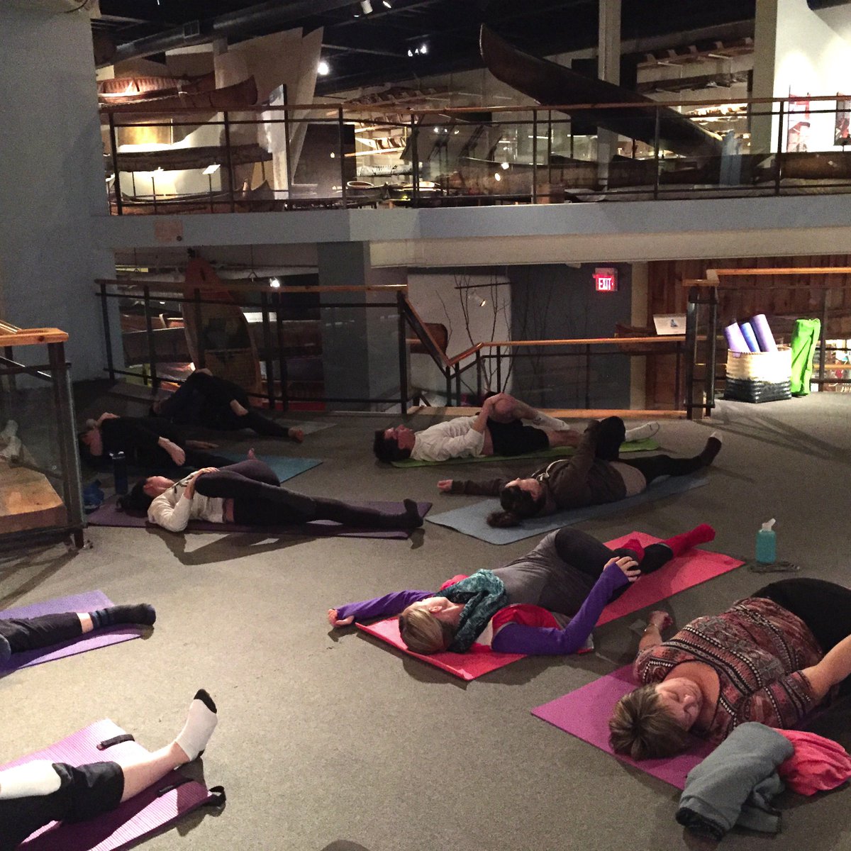 CndnCanoeMuseum's tweet photo. Join us this evening for #FloatandFlow #Yoga at the museum! 5:30 to 6:30, by donation, all experience levels welcome! Bring your mat &amp; water https://t.co/t2FXsuCNk7