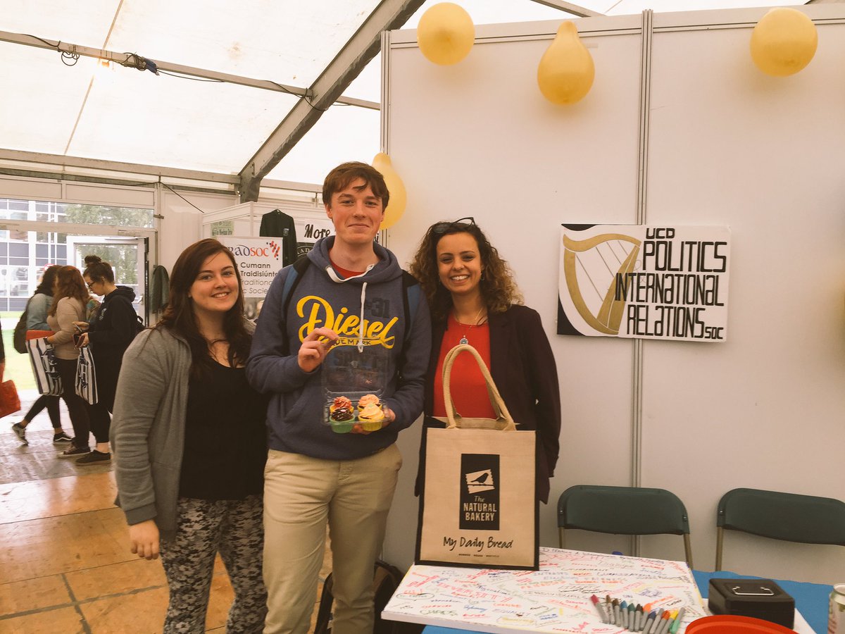 ucd_polsoc's tweet photo. And to another lucky member congrats #FreshersWeek #naturalbakery https://t.co/I6zckg8H2R