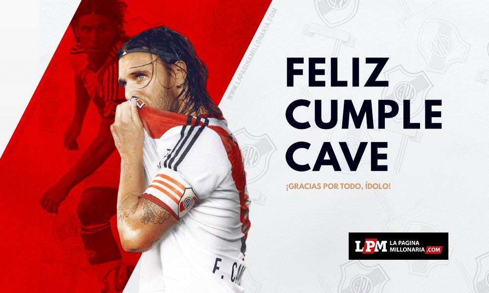 RiverLPM's tweet photo. #FelizCumpleTorito 8 títulos, 112 goles y #River en la piel. ¡Gracias por tanta gloria, @Fercaveoficial! https://t.co/uuhU42ndZf https://t.co/GD7y53gHrT