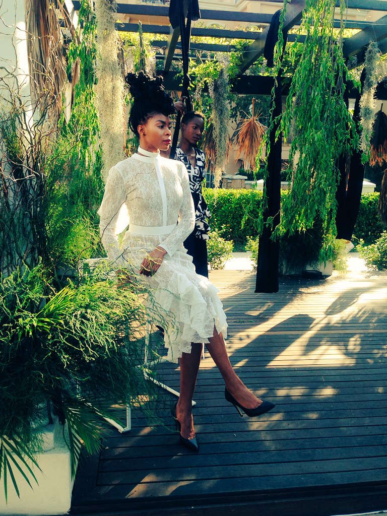 marieclaire_sa's tweet photo. Monochromatic shades and fit-to-flare dresses open up @gertjohan collection. #AcerFashion https://t.co/jaB6sRov4s