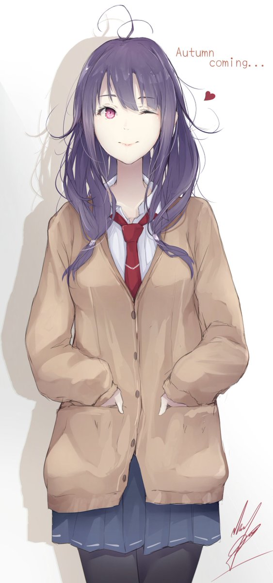 秋になったし艦娘にカーディガンorセーター着せようぜのtwitterイラスト検索結果 古い順