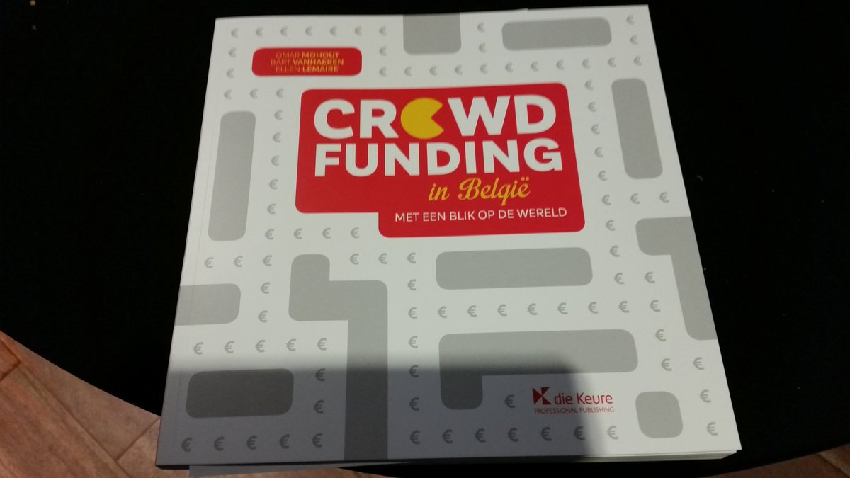 #cfc2016 <a href="/omohout/">Omar Mohout</a> niet aanwezig vandaag op crowdfunding congres lees het na in boek crowdgunding in Belgie.dank Omar, Bart en Ellen