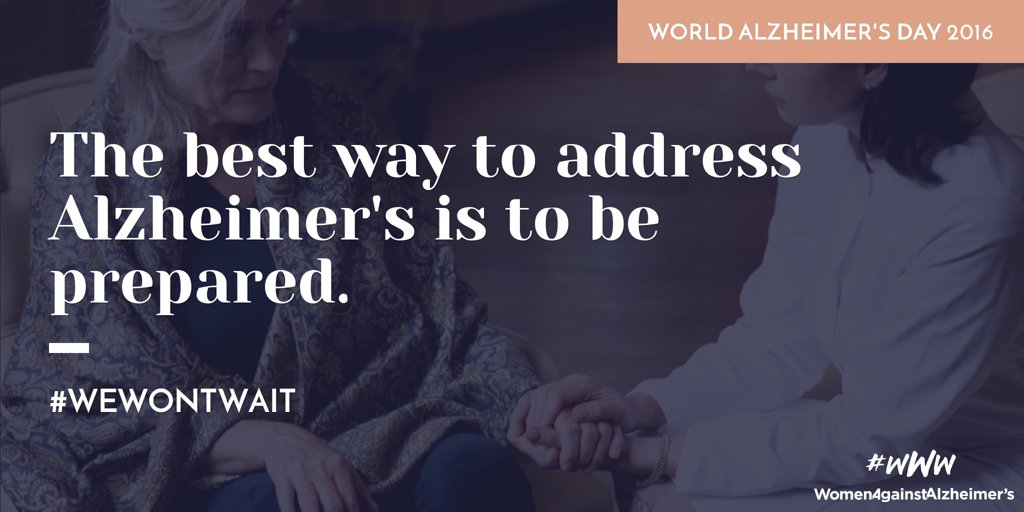 LeadingAge's tweet photo. Women can make a difference, and will by ending #Alzheimers disease. Proud partner of @WomenAgstAlz #WorldAlzheimersDay #WeWontWait https://t.co/hfFJ9H28AX
