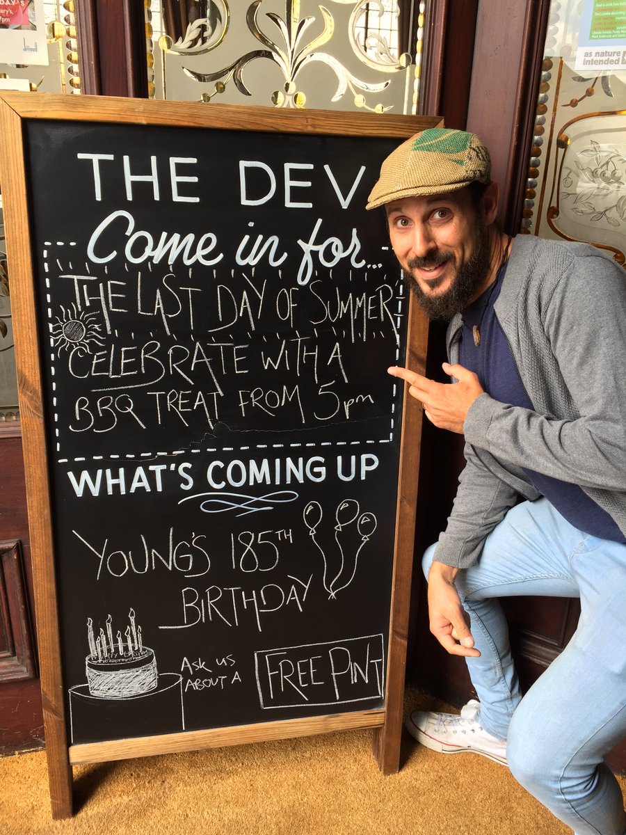 thedevbalham's tweet image. #comeinfor.... #publife #happymanager #happybirthday #happylastdayofsummer #bbq