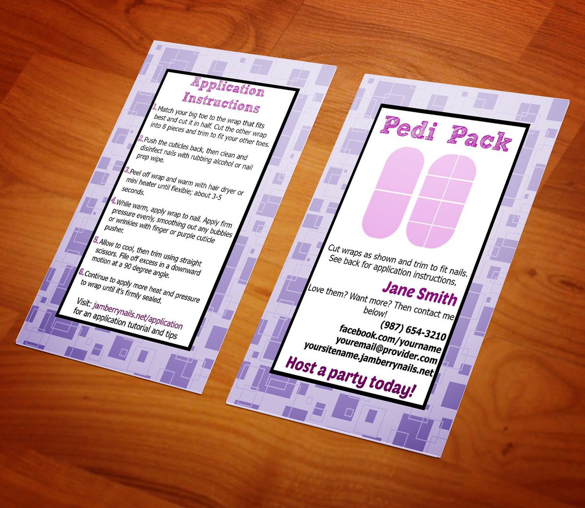 NailWpPrintShop's tweet photo. Pedi Pack Card in Purple Pixels - Customizable Printable Jamberry C… https://t.co/lWSwvjE7OF #NailWrapPrintShop #Art https://t.co/pH7DrU24hy