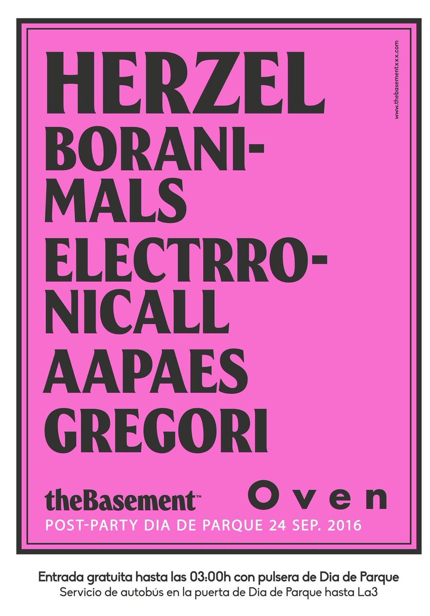 Y después, tras #DíadeParque, la postparty en <a href="/La3Club/">La3 Club</a> con un servidor y coleguis! 😍👇🏻 #TheBasement