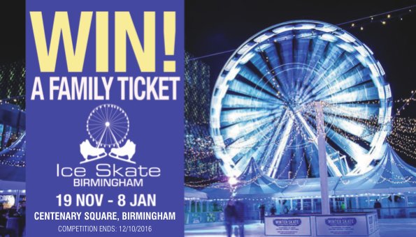 Birmingham What's On (@whatsonbrum) on Twitter photo #WIN!
A FAMILY TICKET to <a href="/IceSkateBham/">Ice Skate Birmingham</a> at Centenary Square #Birmingham 19 Nov - 8 Jan. RT before 12/10 to enter! #WIN!
A FAMILY TICKET to <a href="/IceSkateBham/">Ice Skate Birmingham</a> at Centenary Square #Birmingham 19 Nov - 8 Jan. RT before 12/10 to enter!