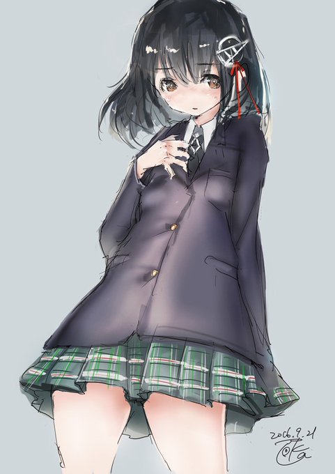 ハグロー
#艦これ版深夜の真剣お絵描き60分一本勝負
#艦これ版真剣お絵描き60分一本勝負_20160921 