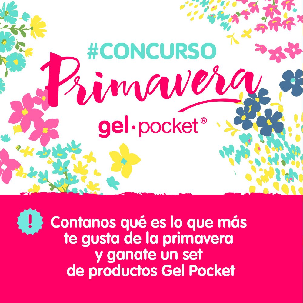 GELPOCKET's tweet photo. #BuenMiercoles #Sorteo #FelizPrimavera Animate a participar en Facebook! Podés ganar un kit completo de productos Gel Pocket! 💐🌸🌷🌹 https://t.co/yjga7wNfcn