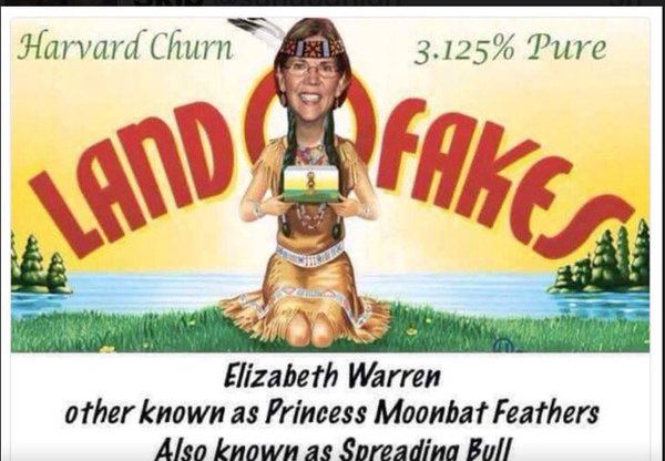 Facebook removed fake injun Elizabeth Warren ads after she called for Facebook breakup