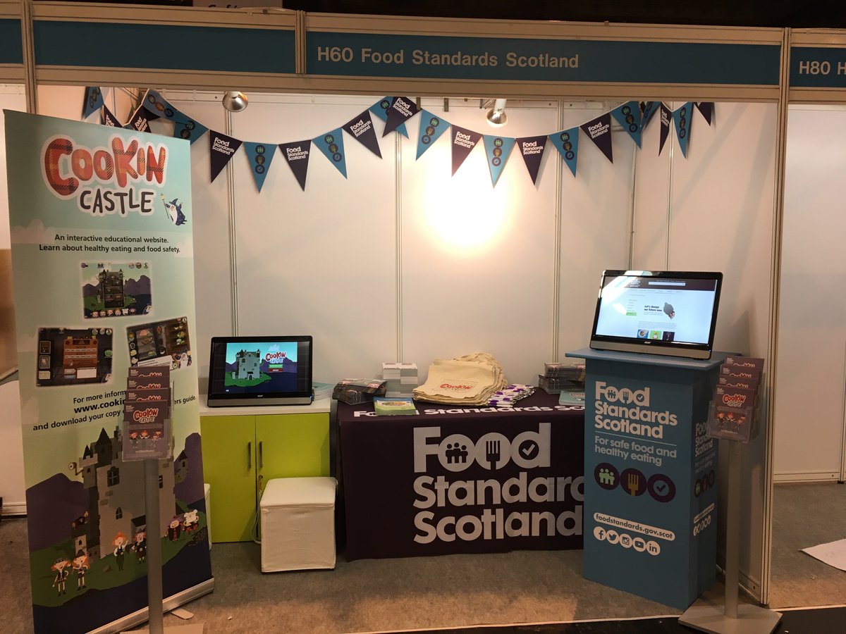 FSScot's tweet image. Teachers - we have healthy eating &amp;amp; food safety resources for your school. Visit us at stand H60 @EducationScot #SLF16 #EatwellGuide