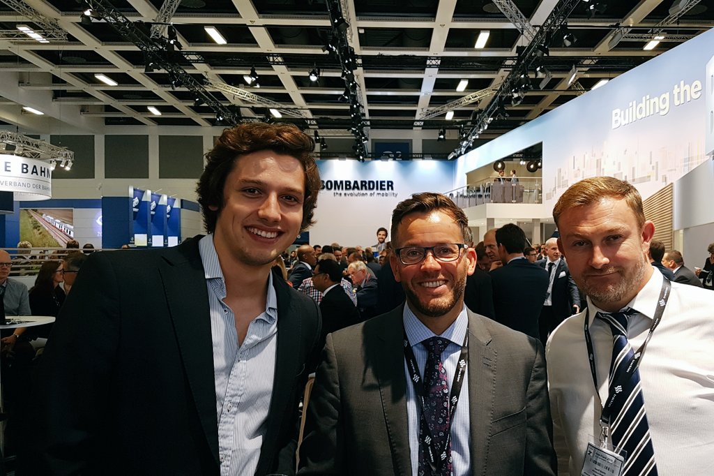 @TheHackTrain great to catch up #InnoTrans2016 <a href="/ATARecruitment/">ATA Recruitment</a> <a href="/DamianKys/">Damian Kysely</a> <a href="/AxSaucedo/">Alejandro Saucedo | KubeCon 2025 AI Day Keynote</a> <a href="/atascottb/">Scott Bulloch</a>