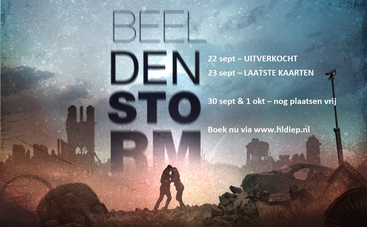 Première van Beeldenstorm morgen is uitverkocht! Voor 23 sept laatste kaarten. #beeldenstorm #muziektheater #bach #bachfestival #dordrecht