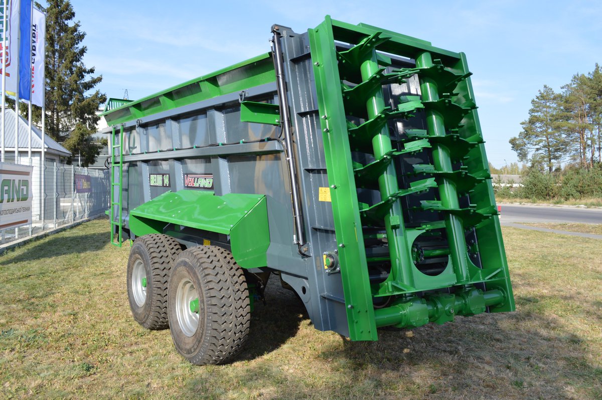 Розкидач органічних добрив #VoLLand модель Helios 14 #manurespreader