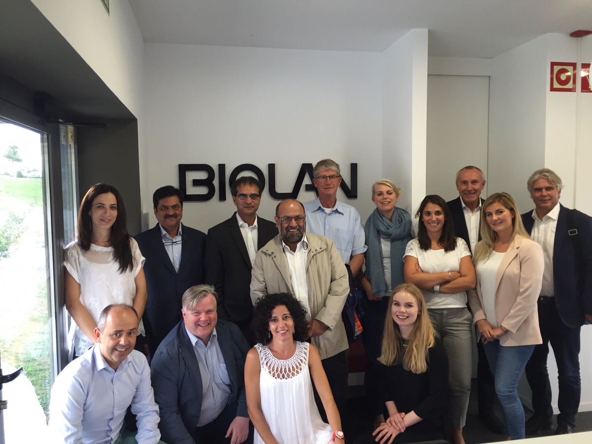 biolanmb's tweet photo. Relevant group of representatives of European and Indian biotech firms visit @biolanmb https://t.co/810FFY5Wc5