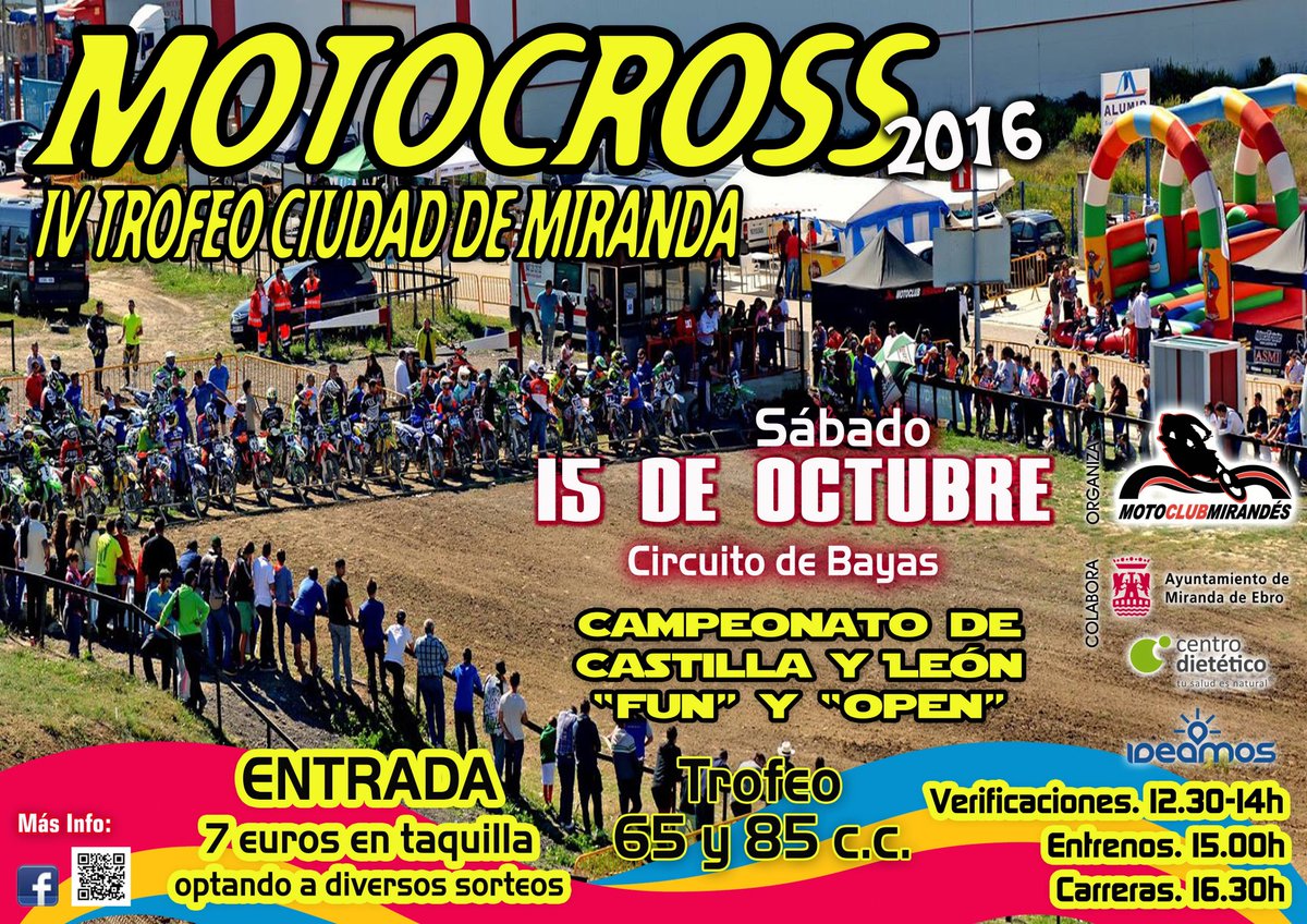 IdeamoPubli's tweet photo. Y en octubre....motocross del bueno en #mirandadeebro de la mano de @FDEZ_TORETE36 https://t.co/98Xgk0iby4