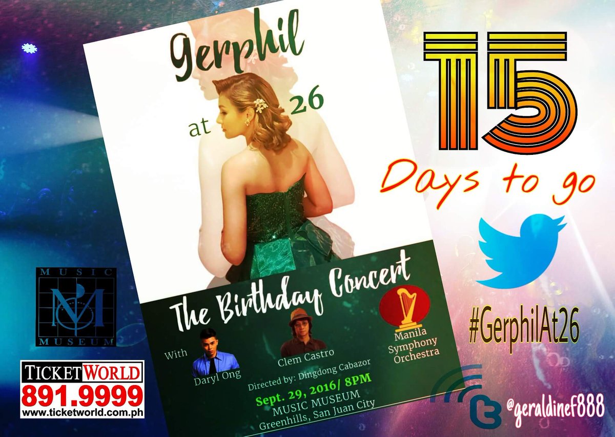 Vilmarosaborja's tweet photo. @TheMusicMuseum#GerphilAt26 sept 29 @geraldinef888 https://t.co/81FucxGo4m