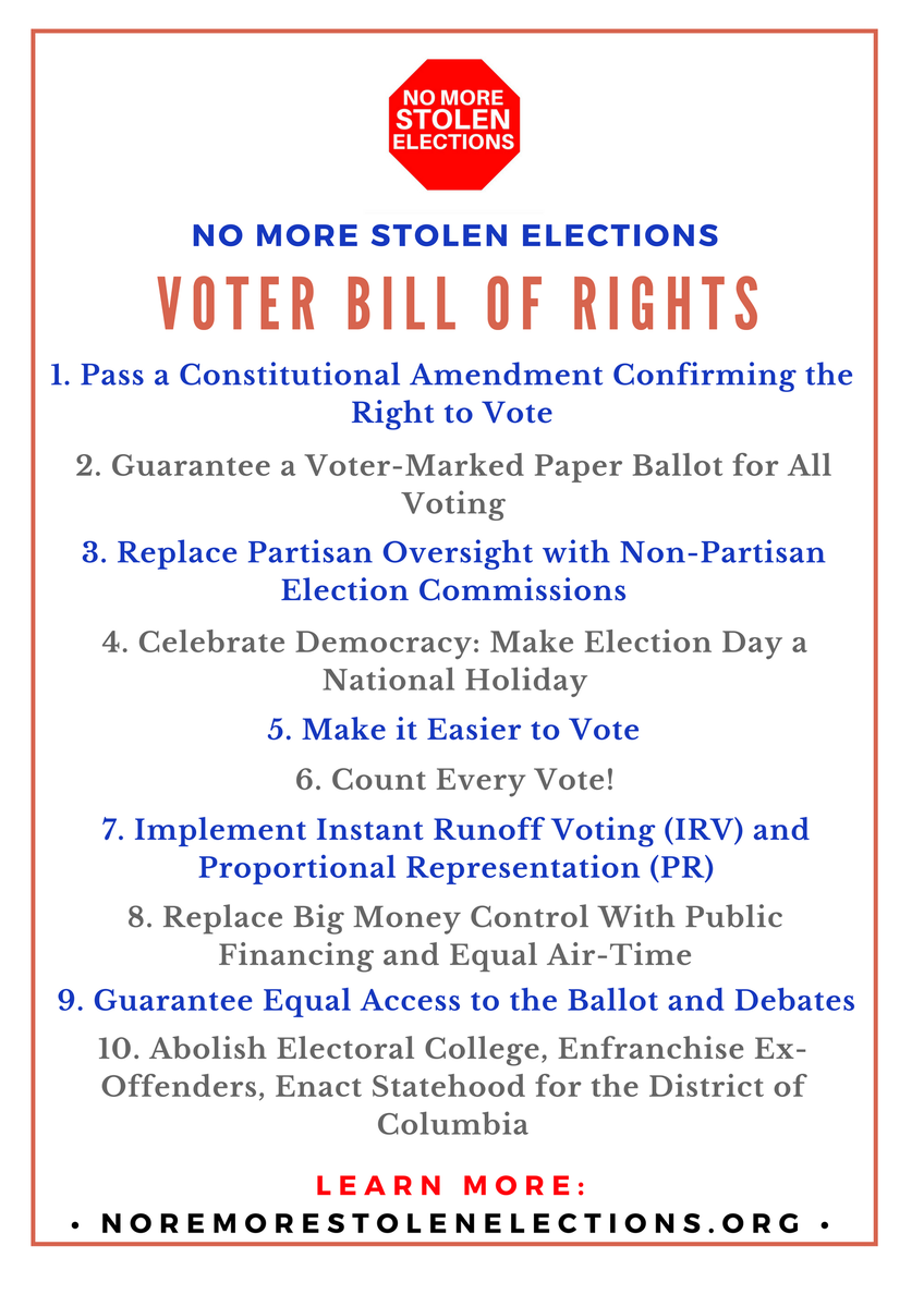 LibertyTreeFDR's tweet photo. please support the Voter Bill of Rights! 10 ways to democratize elections: https://t.co/E1KbpyoNPg https://t.co/Uoyef2PtGU