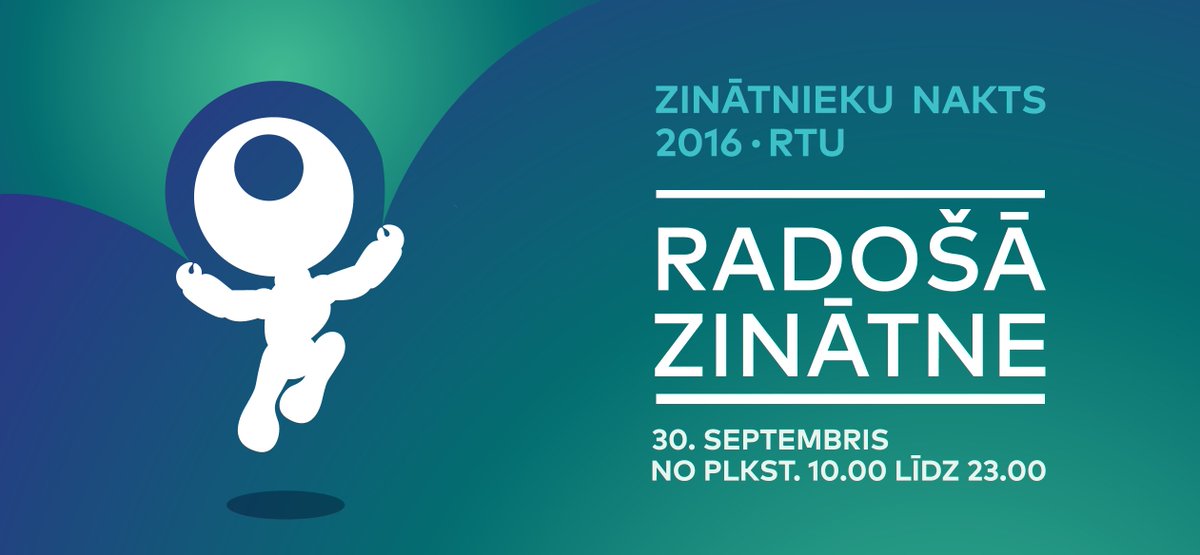 RTU_LV's tweet photo. Zinātnieku naktī gaidām Tevi Ķīpsalā! Būs lāzeru tunelis, robotu cīņas un ķīmisko eksperimentu salūts. https://t.co/vanPR8jhRD https://t.co/rzoyDkYf05