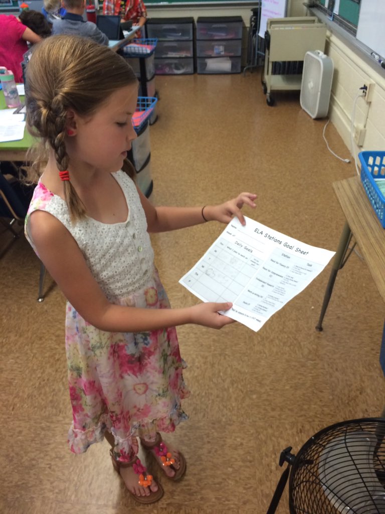 Student Ambassadors explain what they are learning and modeling evidence of learning!