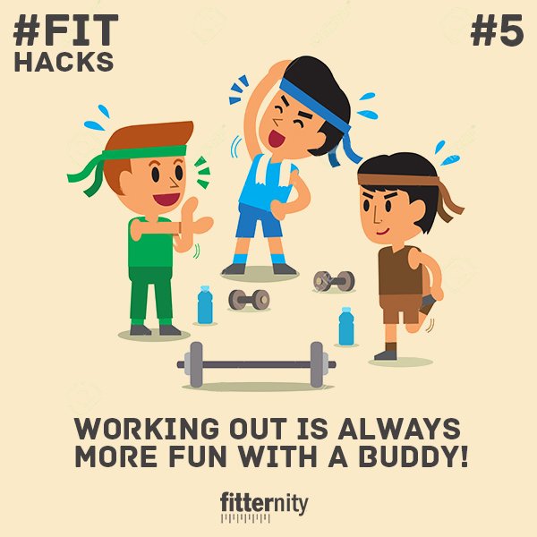 FitternityIndia's tweet photo. Working out alone?Getting bored?Join a community or get workout partner, to push you to complete last set!
https://t.co/4Duz5HI3T7
#FitHack https://t.co/h3YZSMsqAu