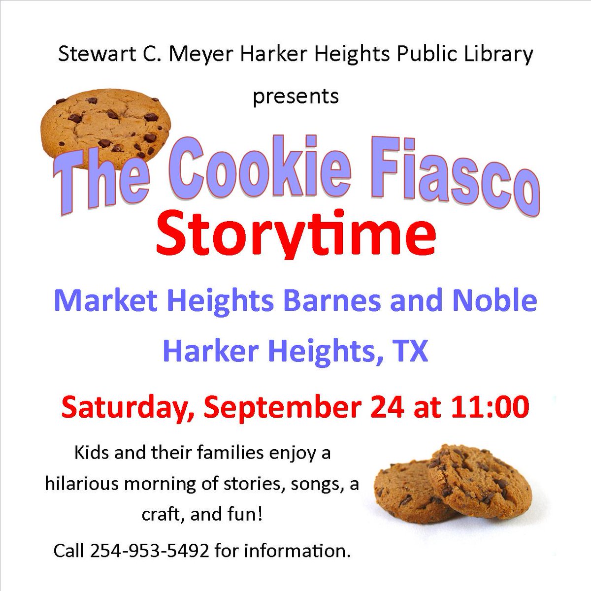HarkerHeightsTX's tweet image. #StewartCMeyerHHPL #HarkerHeightsTX #librarycardmonth