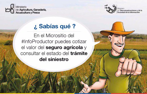 InfoJGomez's tweet photo. ¿#SabiasQué? En el #Micrositio del #InfoProductor puedes verificar si estas registrado #ComoProductor en el #MAGAP acude al @InfoJGomez https://t.co/oBgkTg6v3t