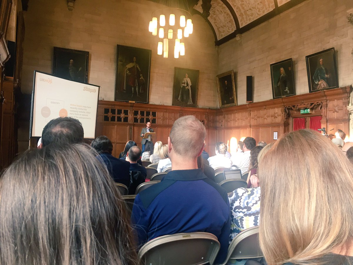 CWDmedia's tweet photo. Quality content from @_Katapult's Martin Broadhurst as per usual. A terrific and informative speaker. #UKHUG #inboundsales #inboundmarketing https://t.co/RB3DWqR70M
