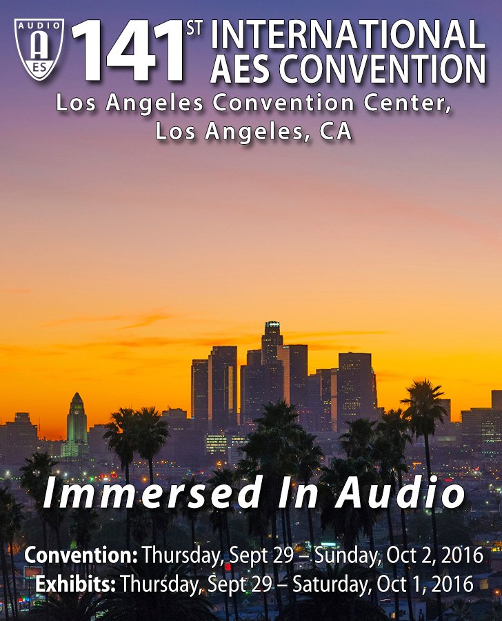 tapeopmag's tweet photo. One week until the AES show. Get you FREE Pass here:
https://t.co/rxUuSHZbZW 
Use code AES141TAPEOP https://t.co/TBCRwwdS0S