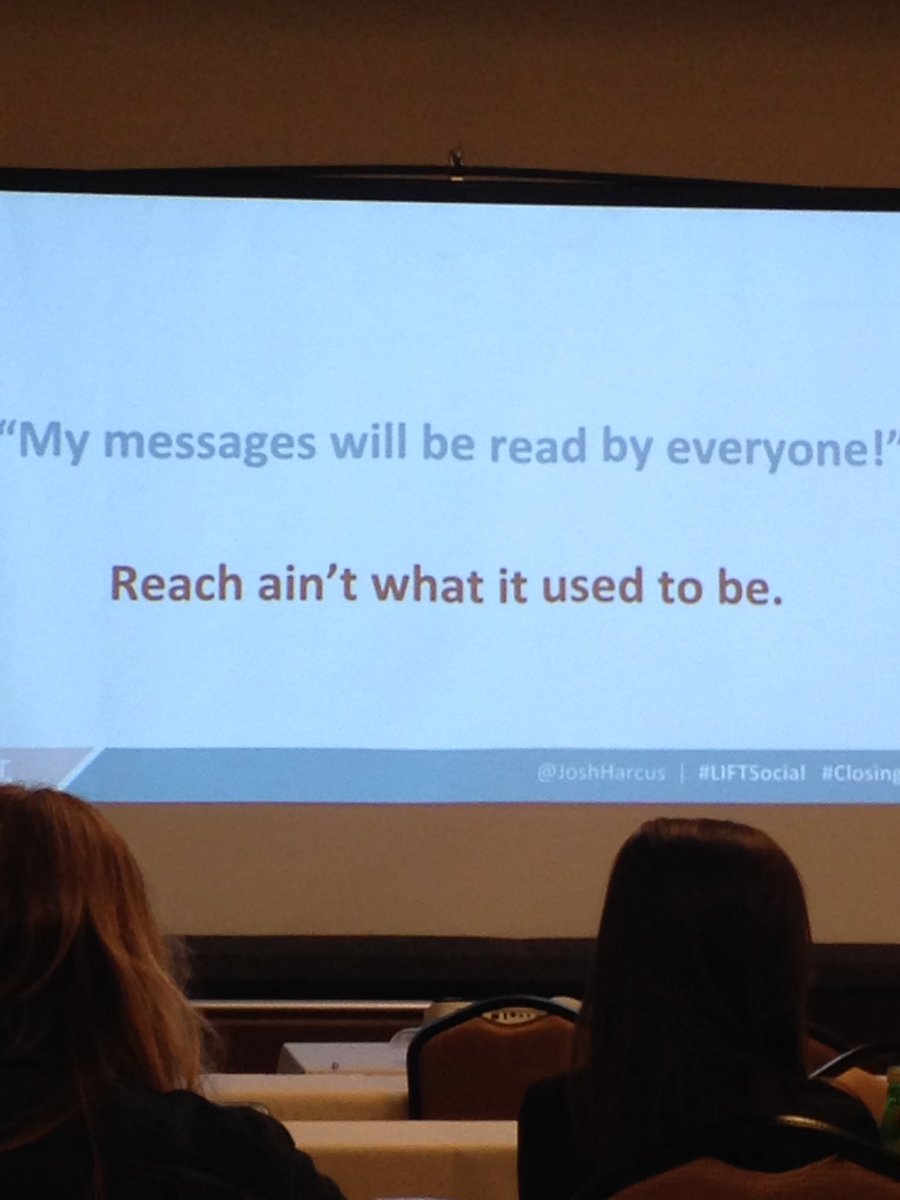 julienowell's tweet photo. Engage. Don't broadcast. Be purposeful and focus. @JoshHarcus #lift16 https://t.co/KouaoBQEyE