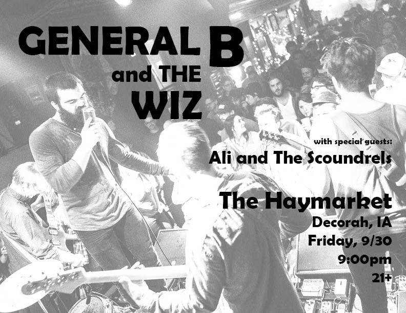 GBandTheWiz's tweet photo. Next Friday we get back to Decorah and are bringing our pals @AandScoundrels! https://t.co/mUQUkyV5rw
