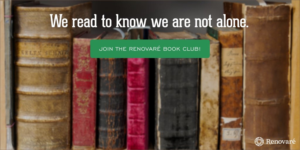 Friday is the deadline to guarantee shipping times for our RENOVARÉ BOOK CLUB. Join us! renovare.org/bookclub