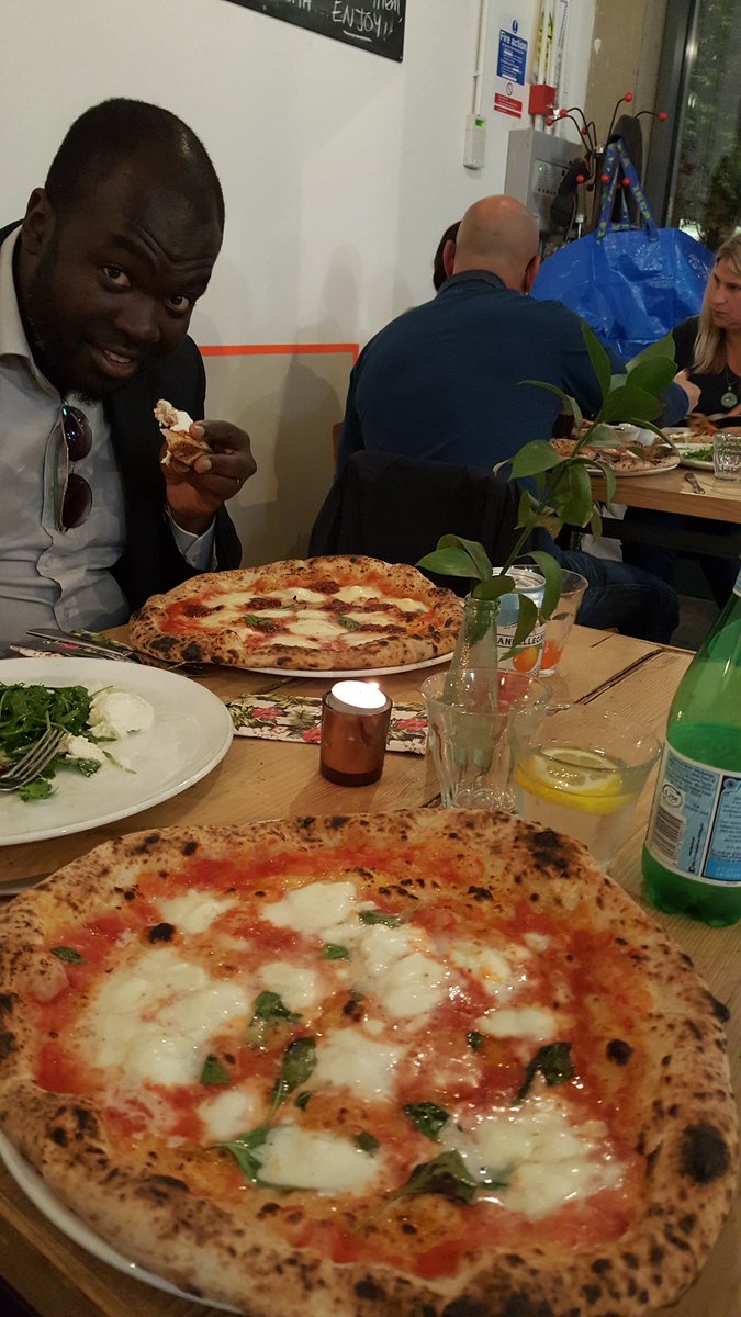 @RudysPizzaMcr in #Manchester great pizza and planning <a href="/EnthusiasmTrust/">The Enthusiasm Trust</a> business with <a href="/calebjacksonltm/">Caleb Jackson</a>