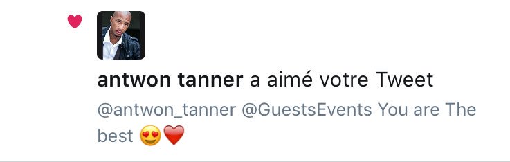 Flaviie67's tweet photo. • Une toute petite chose vous redonne le sourire ! 😍 Il ne m'en fallait pas plus 😊 #AntwonTanner #OTH #FWTP #TheBest #Thanks https://t.co/KRczUaA00W