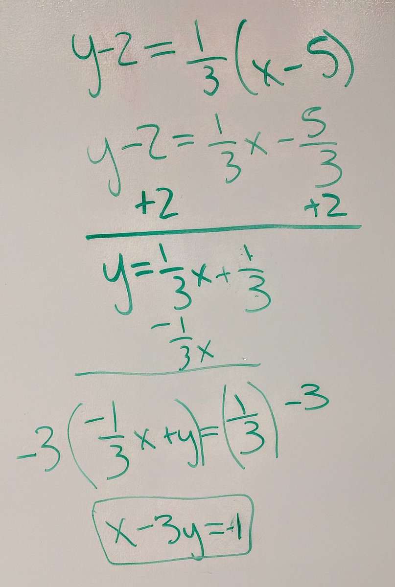 MrCarlsonMath's tweet photo. #Converting between #Linear #Functions #MultipleWaysOfThinkinking #MathIsSoCool #A1G #D203 https://t.co/wxQW0bdazk