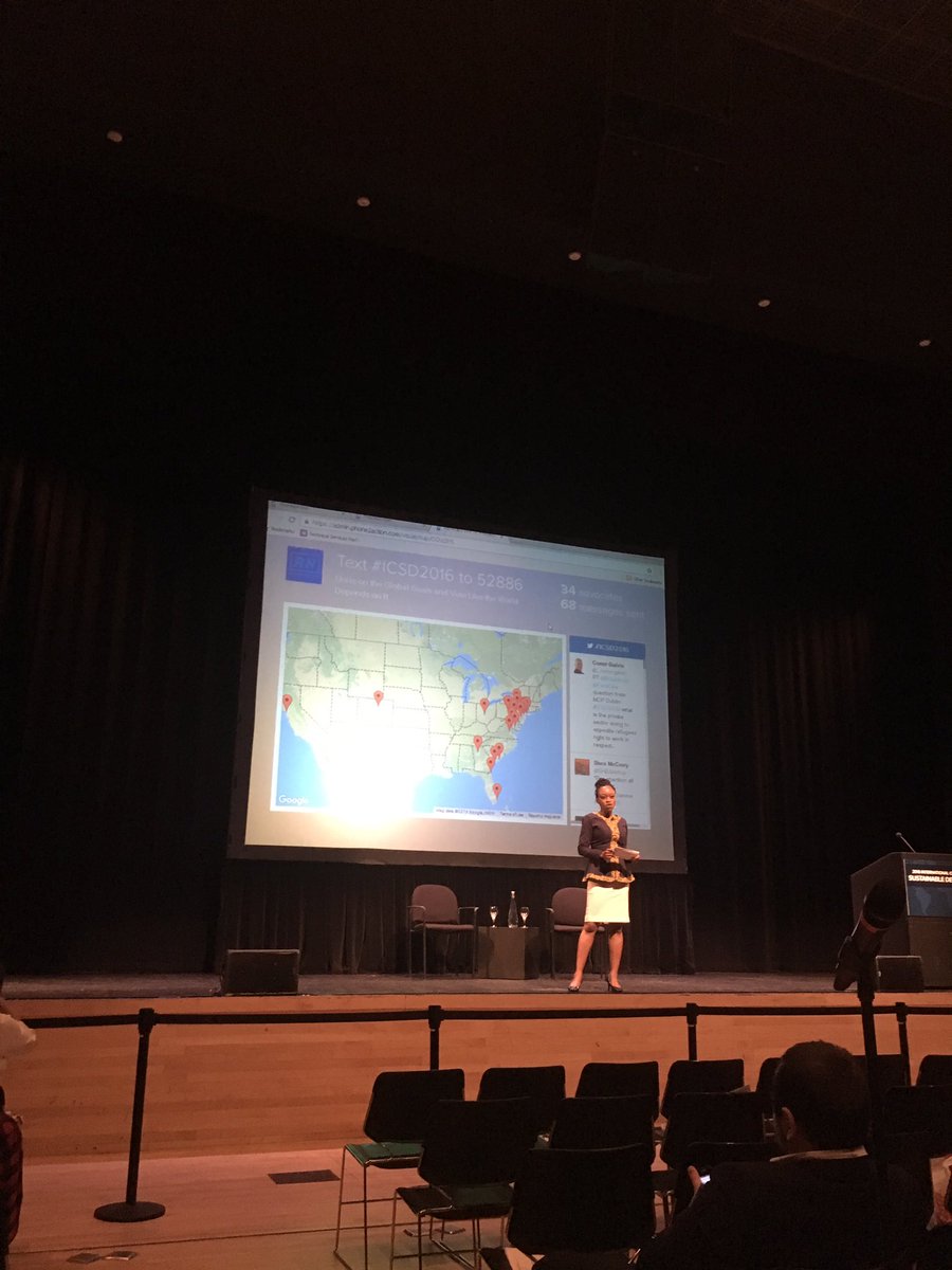 We're trending on Twitter!! Thanks to <a href="/FemiOke/">Femi Oke</a> for being the most amazing Moderator #ICSD2016