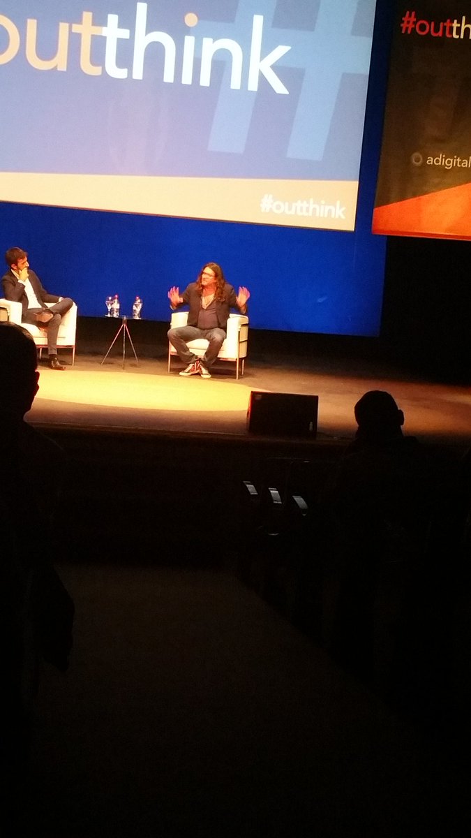 AdrianaSilvaArt's tweet photo. Jacques-Antoine Granjon #Outthink16 @venteprivee_fr @VentePrivee_ES retail y comunicación con la marca. https://t.co/7ACXiu6jFD